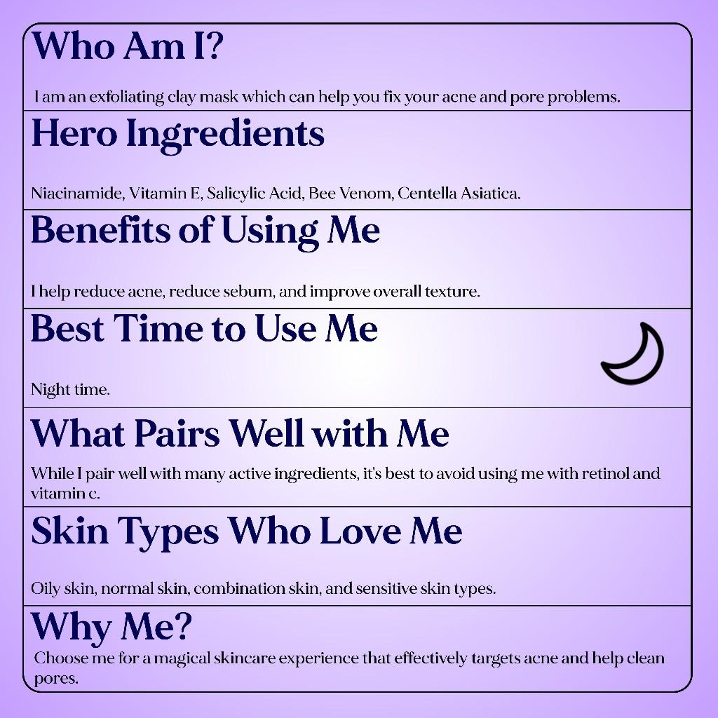 Alfa Viktori Familia Ourdaylee The Mighty Lilac Magic Potion Clay Mask