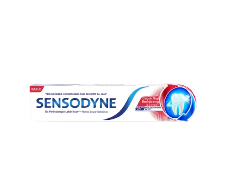 Sensodyne Cegah Gigi Berlubang & Sensitif 1