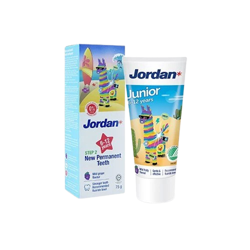 Jordan Oral Care Kids Toothpaste Step 2 3