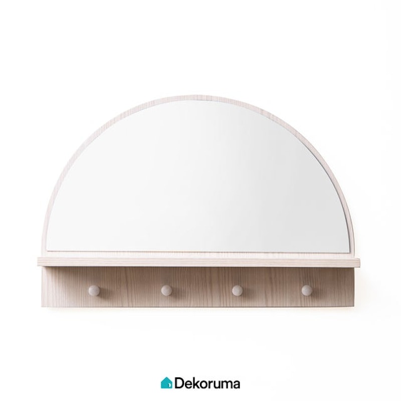 Dekoruma Kato Halfmoon Mirror dengan Ambalan 2