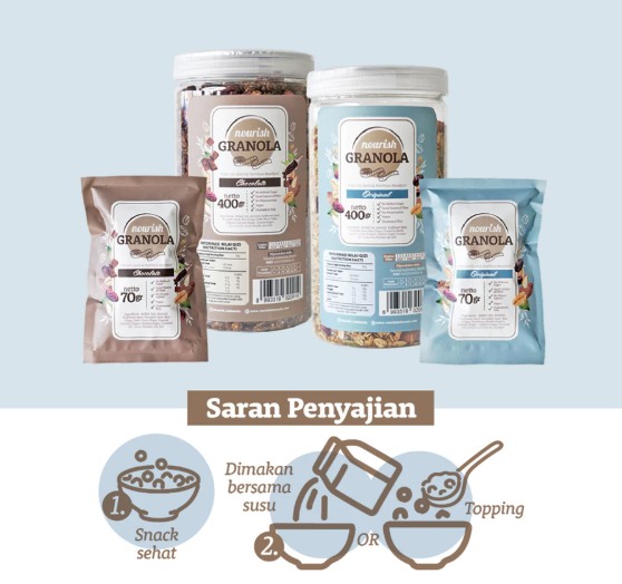 Triorganik Indonesia Sehati Nourish Granola Original