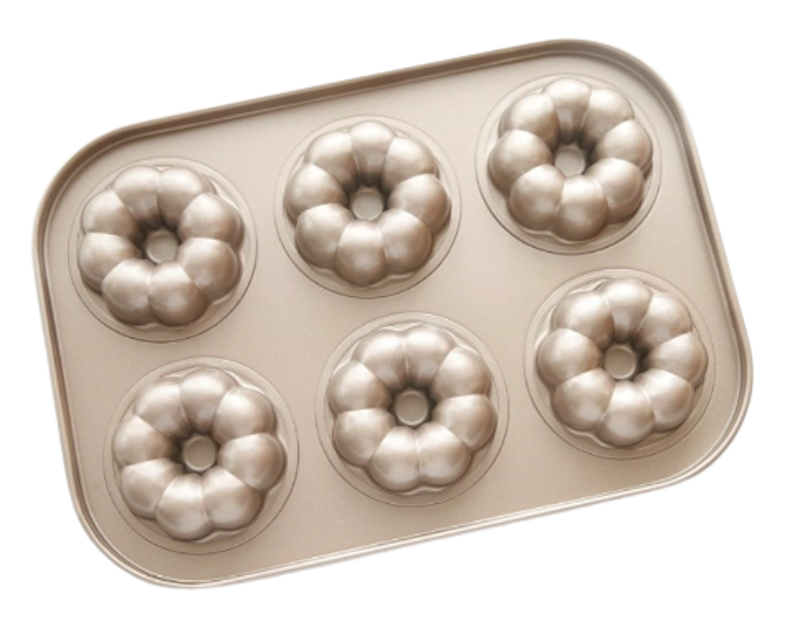 Loyang Teflon Emas Donut Mini 2