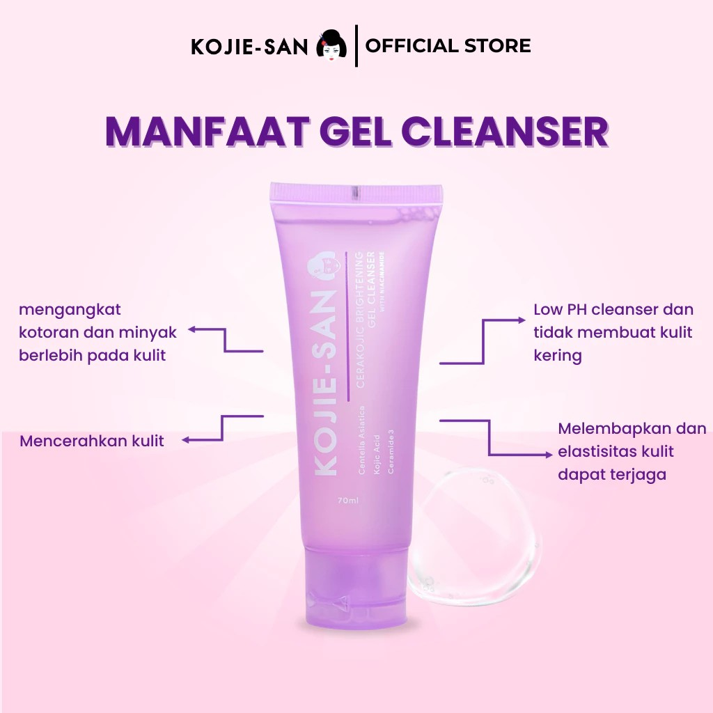 Beauty Elements Ventures Kojie-San Cerakojic Brightening Gel Cleanser
