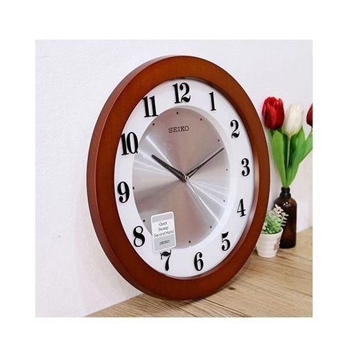 Seiko Holdings Corporation Seiko Jam Dinding Kayu  QXA743Z