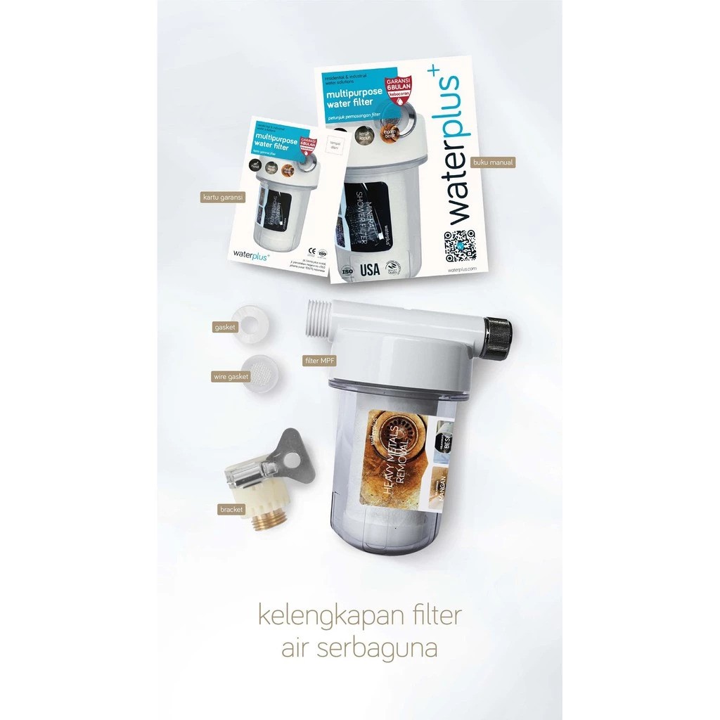 waterplus+ Mineral Shower Filter Catridge 5