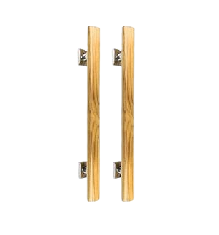 GIG Handle Pintu Kayu Jati Asli Oval Natural 50cm 1