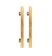 Grasindo Indah Group GIG Handle Pintu Kayu Jati Asli Oval Natural 50cm 1