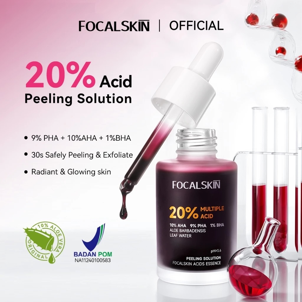 FCL Internasional Indonesia FOCALSKIN 20% Multiple Acid Peeling Solution