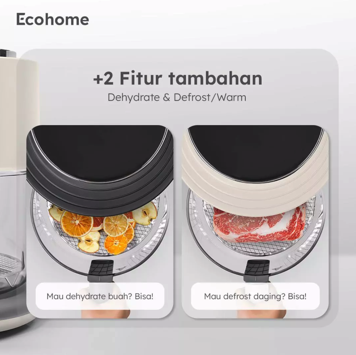 Kawano Pilar Mandiri Ecohome Air Fryer Panoramic EAF-777