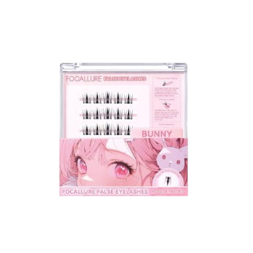 FOCALLURE ｜ Glue-Free False Eyelashes 3D Natural Curly Reusable ｜ CE01