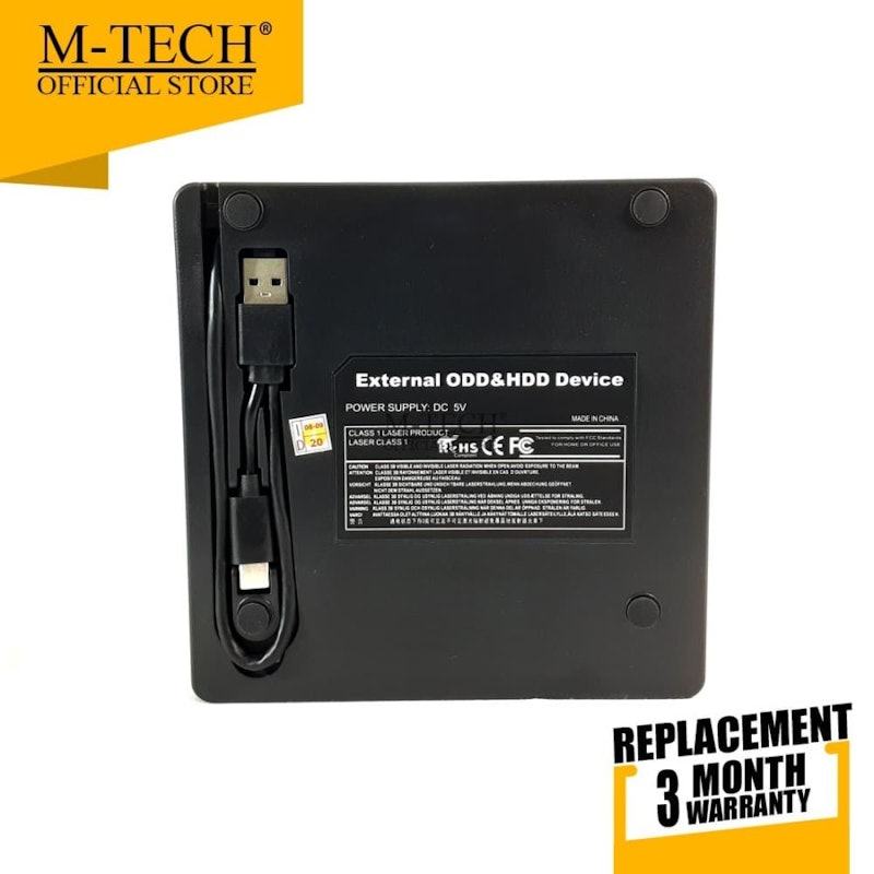 M-Tech External DVD RW Type C USB 3.0 3