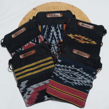 DKLASIK DKLASIK Tas Selempang HP Tenun