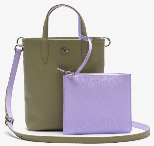 Lacoste  Women's Anna Reversible Coated Canvas Tote Bag LACNF2991AAB50