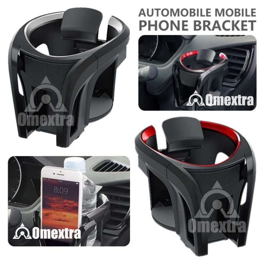 Omextra Car Cup Holder + Phone Holder