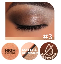 FCL Internasional Indonesia FOCALLURE 6 Colors Smokey Eyeshadow #03 [FA06-03]