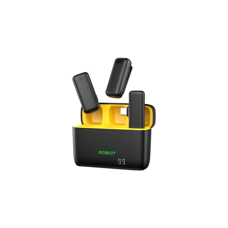 ROBOT Microphone Clip Nirkabel Lavalier RS20