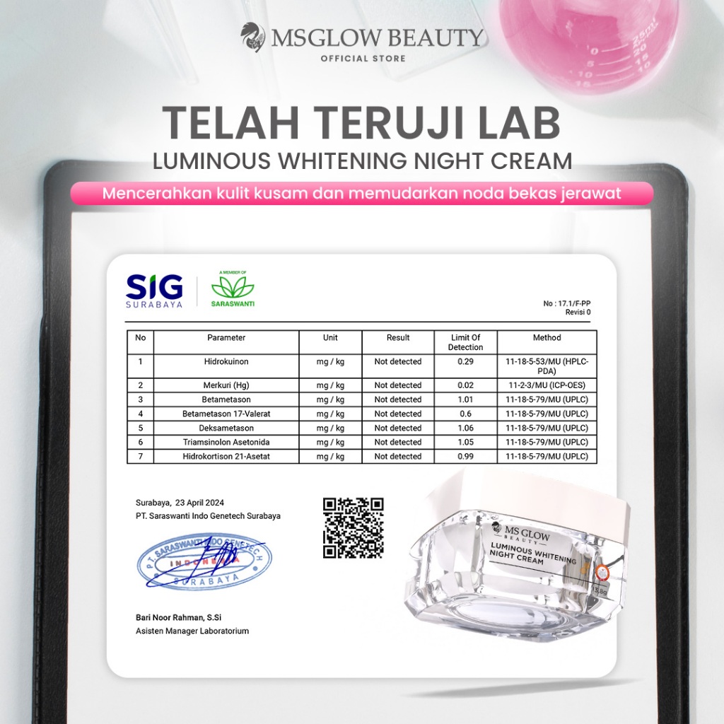 Luminous Whitening Night Cream 5