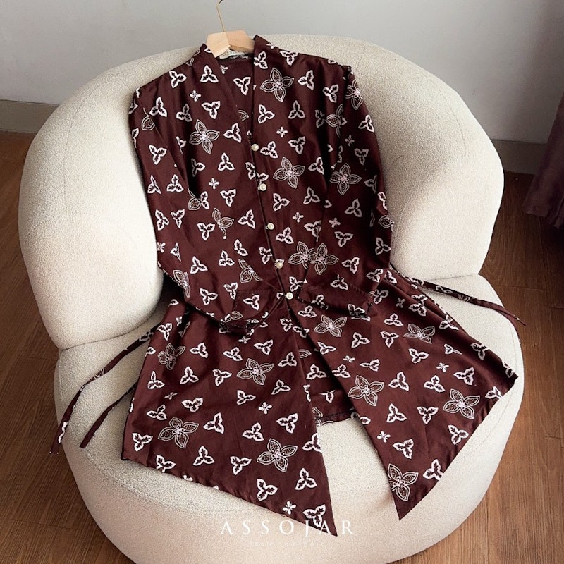 Assojar Fashion Ethnic Sukma Atasan Kebaya Batik 4