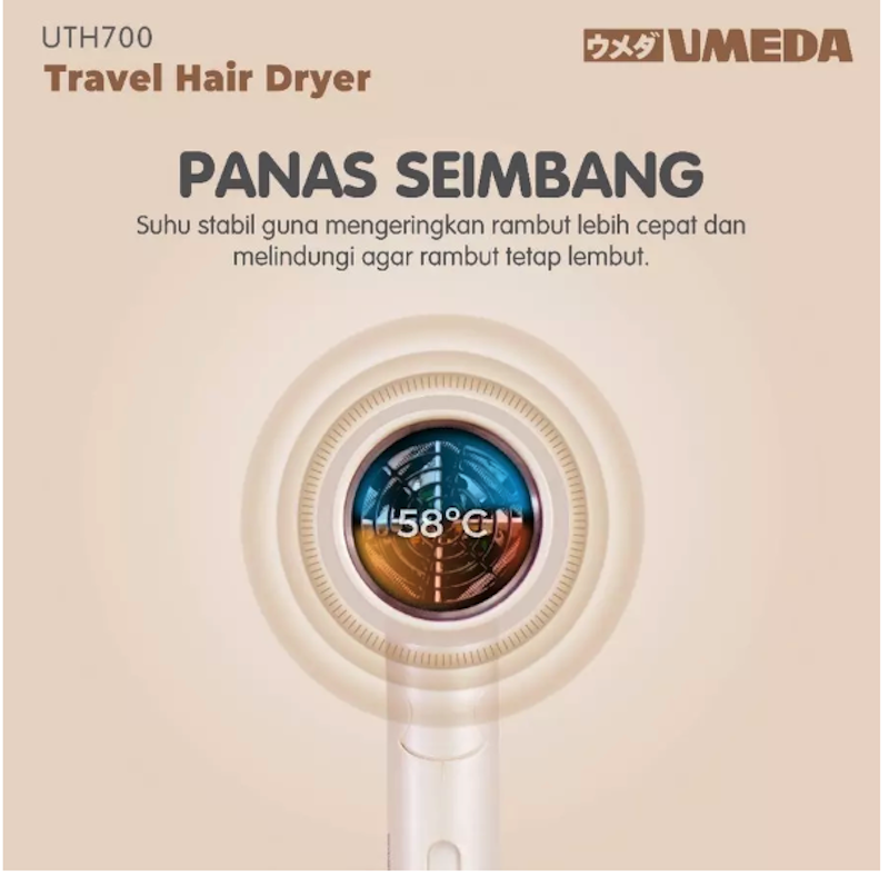 Umeda Travel Hair Dryer 2