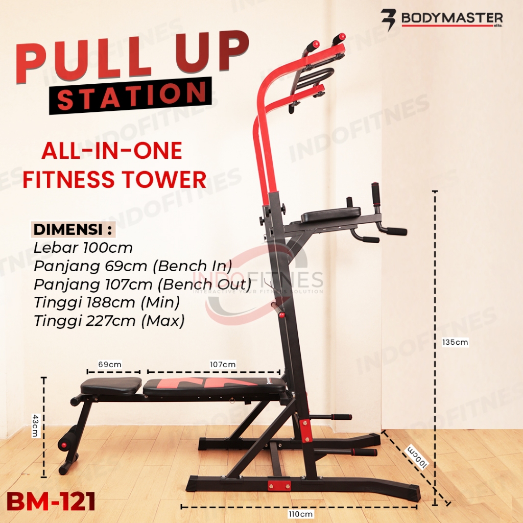  Bodymaster Pull Up Station BM-121