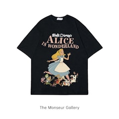 T-shirt Oversize Alice In Wonderland