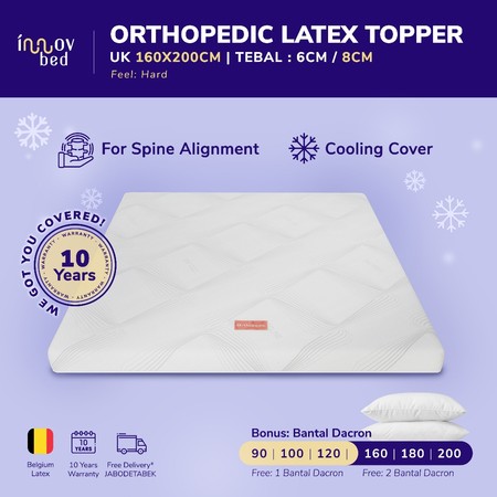 Innovbed Orthopedic Latex Cooling Cover 160 x 200 2