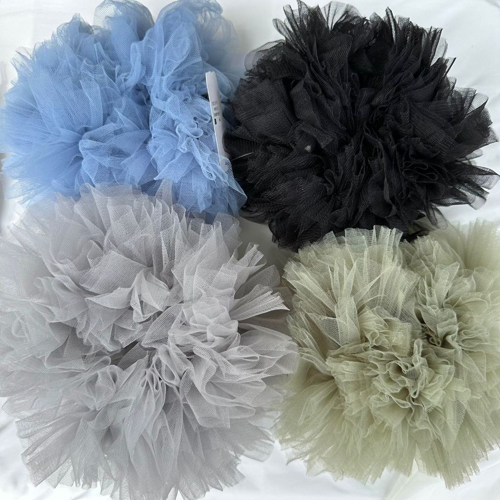  Koyu Hijab Scrunchie Tille Jumbo