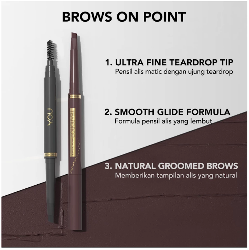 Teardrop Brow Definer Chocolate 2