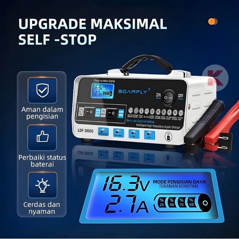 KODAI 800A Charger Aki Mobil 2