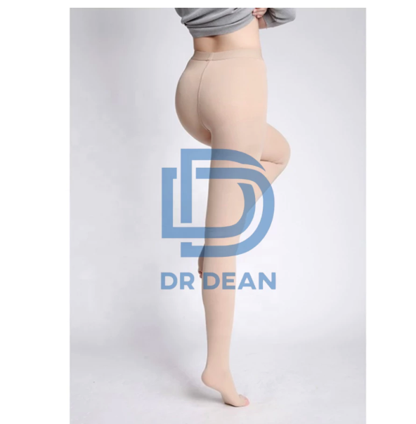  Dr. Dean Medical Compression Open Toe Pantyhose 
