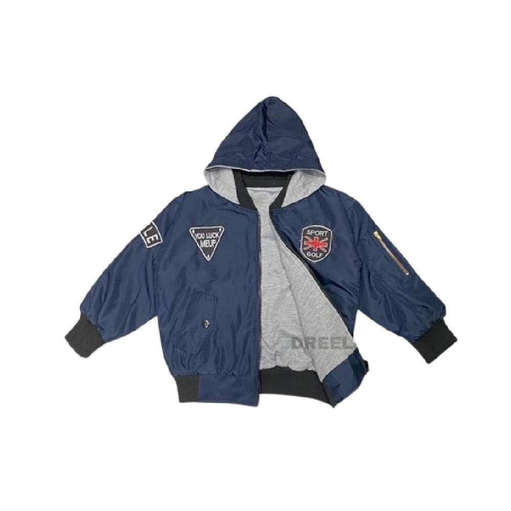 Dreeland Jaket Anak Bomber Kupluk