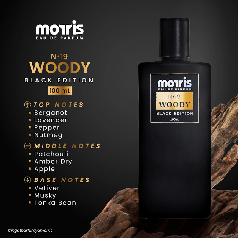 Eau De Parfum N-19 Woody Black Edition 2