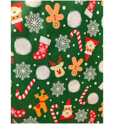 Kemeja Natal Anak GREEN SANTA 4