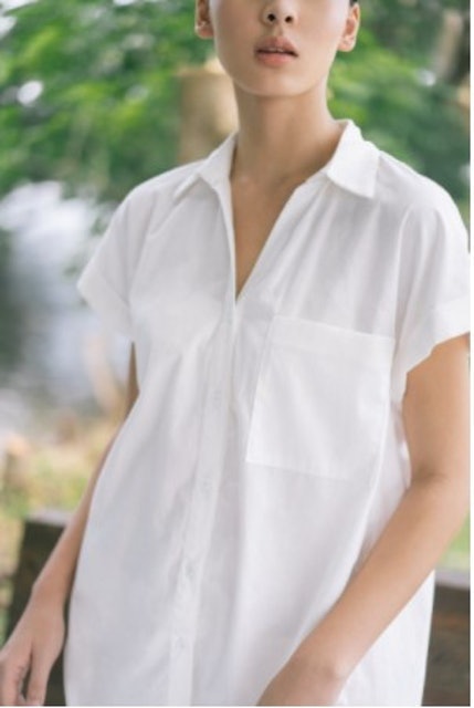 Onycha Minerva Cotton Shirt Dress