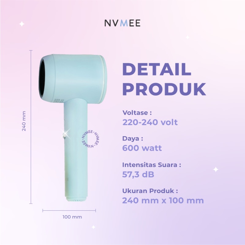 NVMEE Luna Hair Dryer 5