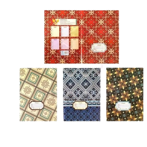 Sampul Kertas Buku Tulis Kuarto Art Paper Batik