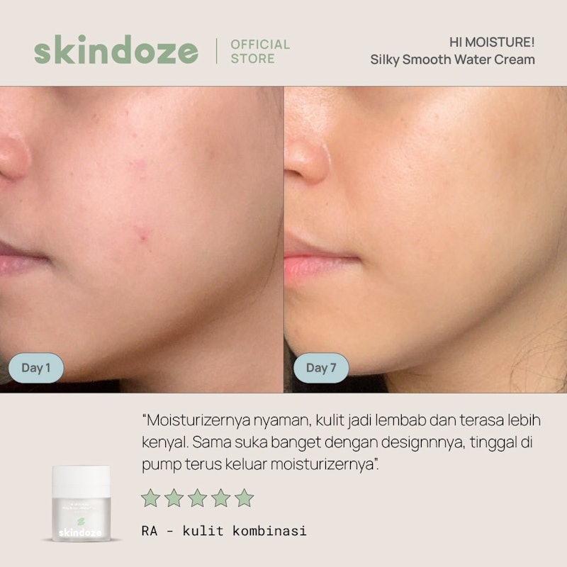 Skindoze HI MOISTURE! Silky Smooth Water Cream 5
