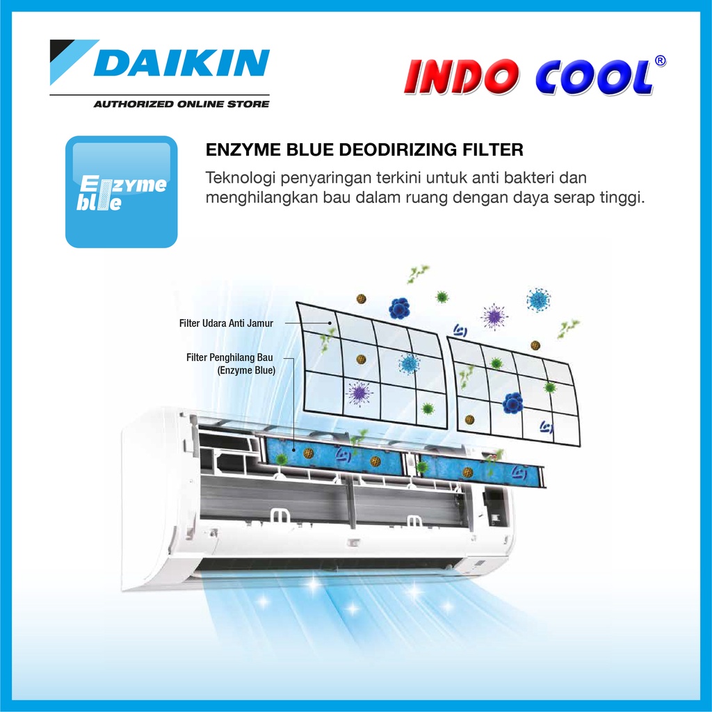 Daikin Daikin AC Split Inverter 3/4 PK FTKC20TV