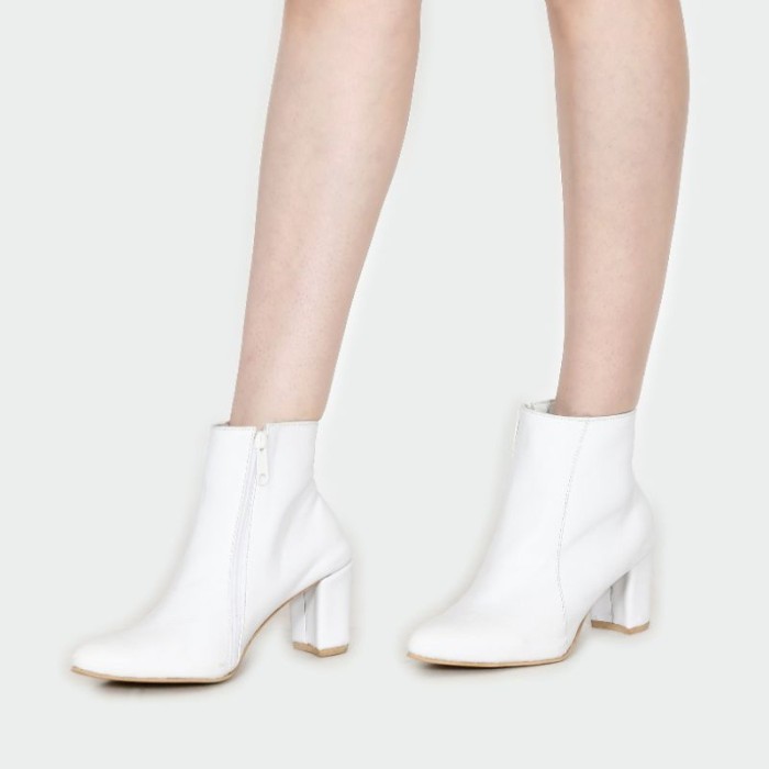 M&T M&T Boots Chelsea Heels Chunky