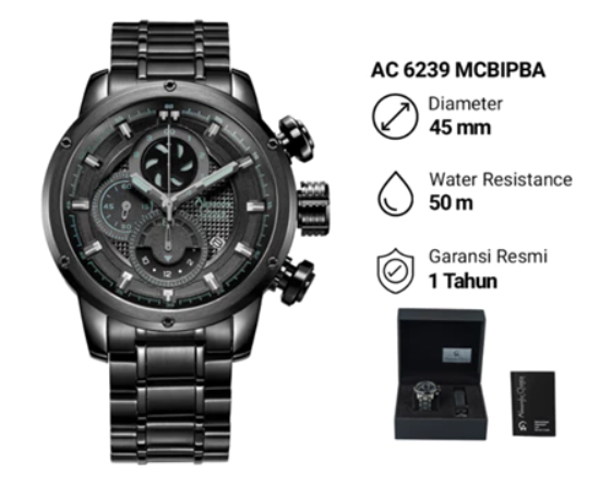 Alexandre Christie Jam Tangan Pria  ACF 6239