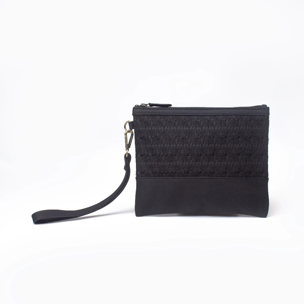 Gammara Leather Karama Pouch Batik Embroidery