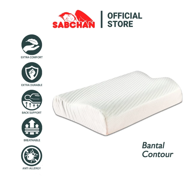  Sabchan Contour Memory Foam Pillow