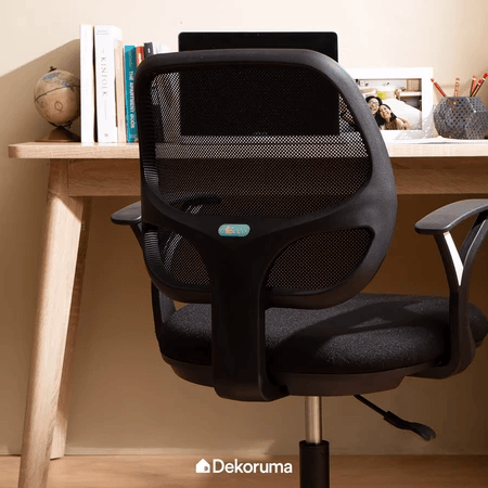 Dekoruma Inovasi Lestari Dekoruma Donati Kursi Kantor Black VOXY 1 