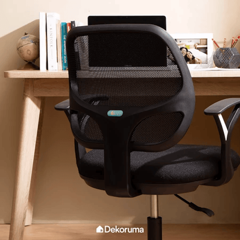 Dekoruma Donati Kursi Kantor Black 4