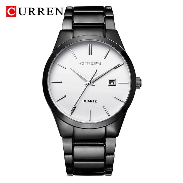 Curren Jam Tangan Pria Analog Stainless Steel CURRENOS 8106 