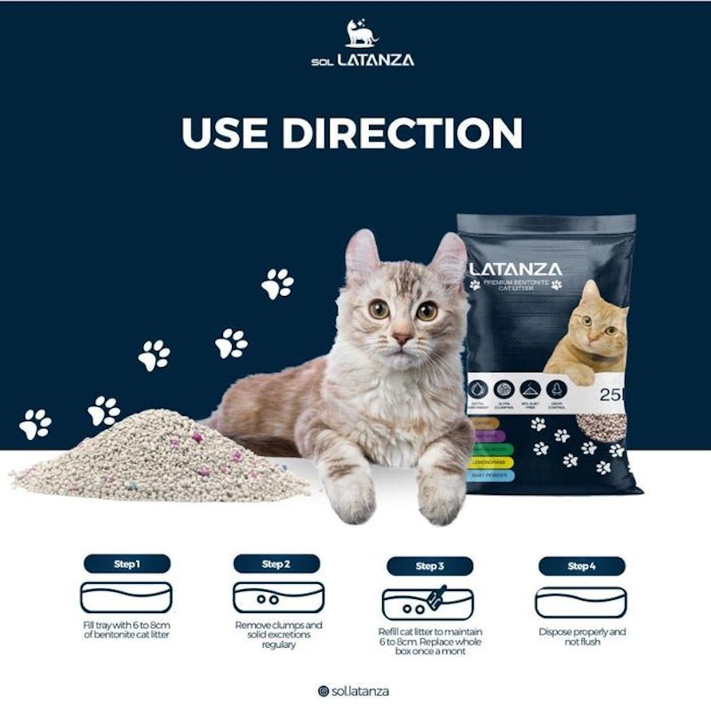 LATANZA Premium Bentonite Cat Litter 5