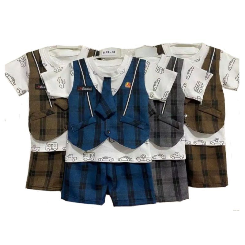 Two Mix Baju Kondangan Bayi Laki-laki dj440