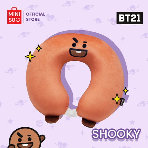 Miniso Lifestyle Trading Indonesia Miniso x BT21 Collection Neck Pillow U-Shaped