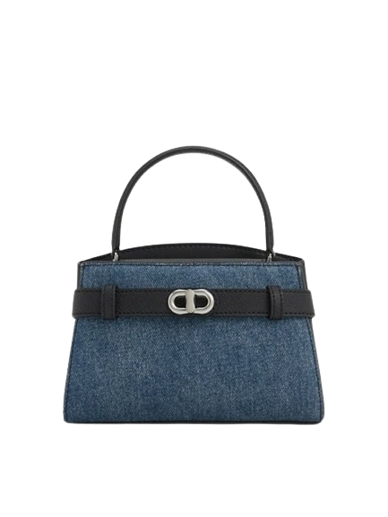 Tas Top Handle Metallic-Buckle Aubrielle ｜ CK2-50270880