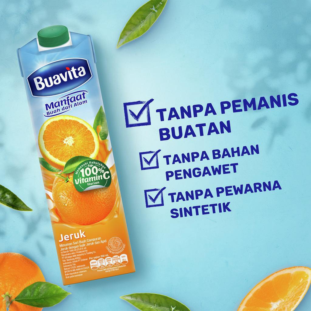 Buavita Jeruk 1000 ml 